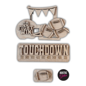 Football Add-on Kit for Interchangeable Farmhouse Truck and Sign| DIY Kit | Unfinished