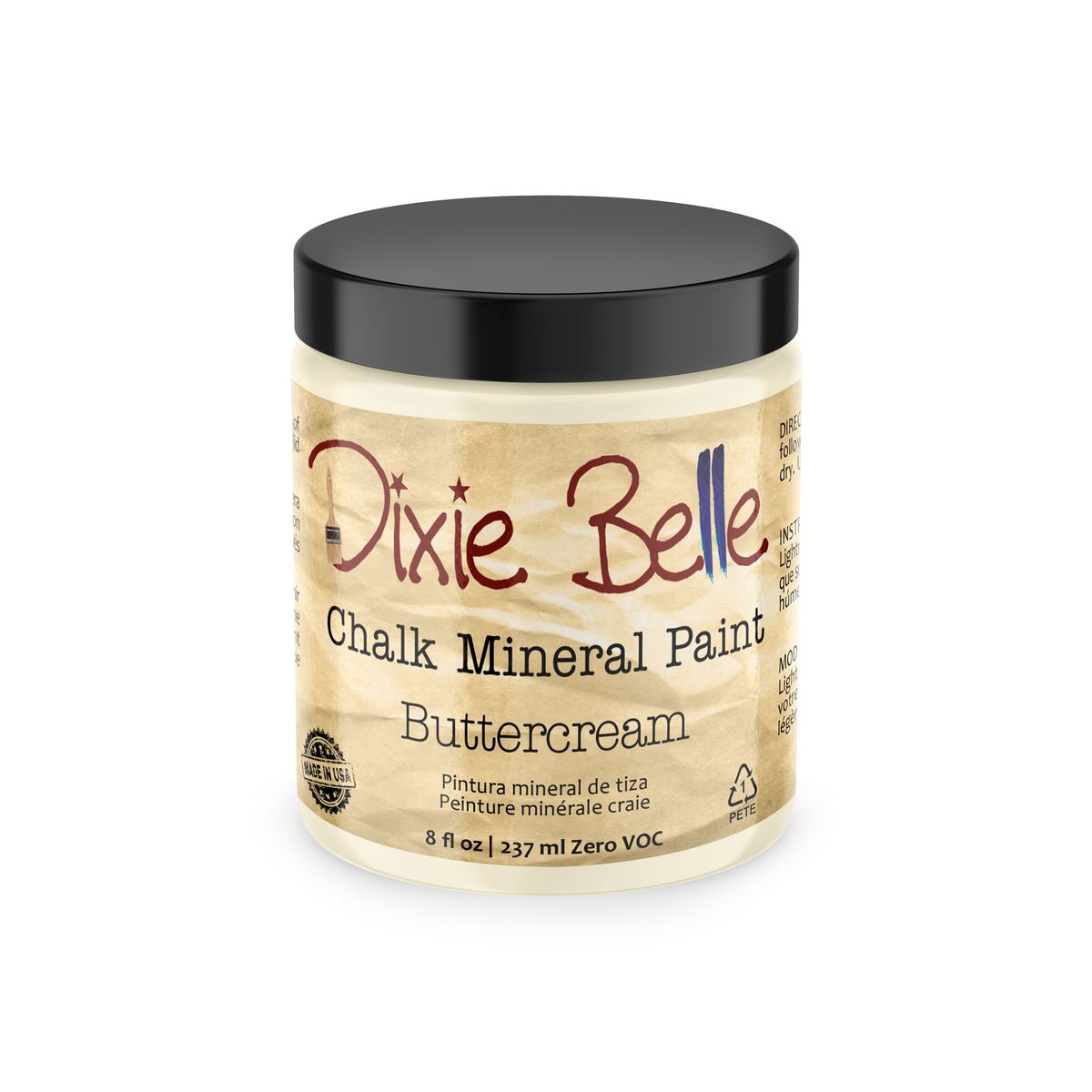 Buttercream Chalk Mineral Paint Rustic Glitter