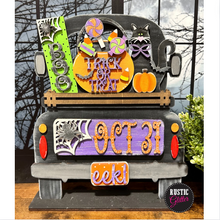 Load image into Gallery viewer, Trick or Treat Add-on Kit for Interchangeable Farmhouse Truck and Sign| DIY Kit | Unfinished

