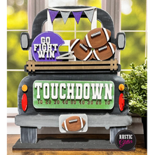 Load image into Gallery viewer, Football Add-on Kit for Interchangeable Farmhouse Truck and Sign| DIY Kit | Unfinished
