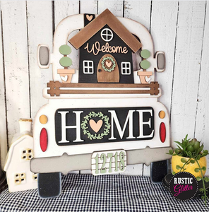 Home Add-on Kit for Interchangeable Farmhouse Truck and Sign| DIY Kit | Unfinished