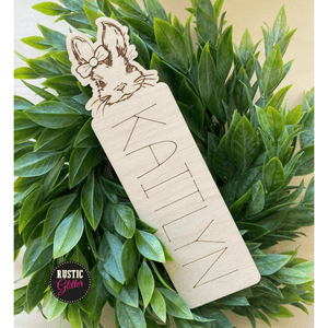 Personalized Bunny Bookmark | Gift