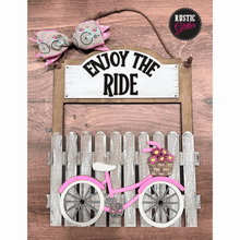 Load image into Gallery viewer, Enjoy the Ride Door Hanger | DIY Kit | Unfinished
