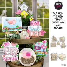 Load image into Gallery viewer, Tiered Tray Craft Box - Monthly Subscription
