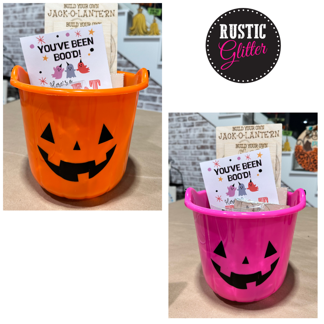 Boo Bucket DIY Kit (unfinished) | HALLOWEEN