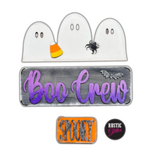 Load image into Gallery viewer, Boo Crew Add-on Kit for Interchangeable Farmhouse Truck and Sign | DIY Kit | Unfinished
