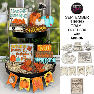 Tiered Tray Craft Box - Monthly Subscription – Rustic Glitter