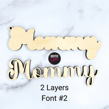 Load image into Gallery viewer, Stocking Name Cutout Tags | Gift Tags | Ornament
