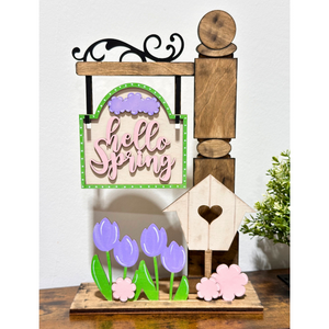 Hello Spring Add-on Kit for Interchangeable Small Post | DIY Kit | Unfinished