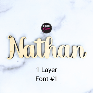 Stocking Name Cutout Tags | Gift Tags | Ornament