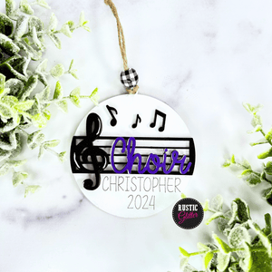 Choir Ornament | DIY KIT | Unfinished | Personalized