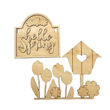 Load image into Gallery viewer, Hello Spring Add-on Kit for Interchangeable Small Post | DIY Kit | Unfinished
