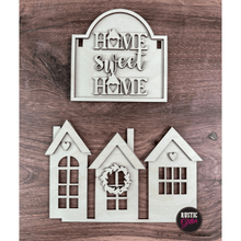 Load image into Gallery viewer, Home Sweet Home Add-on Kit for Interchangeable Small Post | DIY Kit | Unfinished
