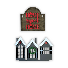 Load image into Gallery viewer, Home Sweet Home Add-on Kit for Interchangeable Small Post | DIY Kit | Unfinished
