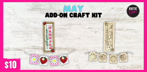 May 2025 Tiered Tray/Decor Craft Box - ADD ON