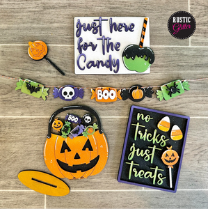 Halloween Candy Tiered Tray | DIY Kit | Unfinished