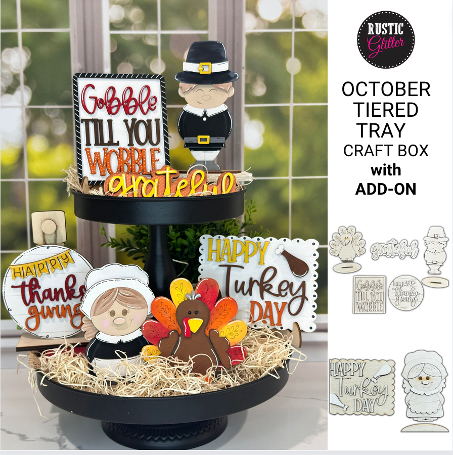 Tiered Tray Craft Box - Monthly Subscription – Rustic Glitter