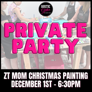 (Private Party) ZT Mom Christmas Painting Workshop | December 1, 2023 | Kerri M.