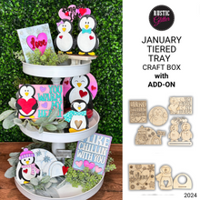 Load image into Gallery viewer, Tiered Tray Craft Box - Monthly Subscription
