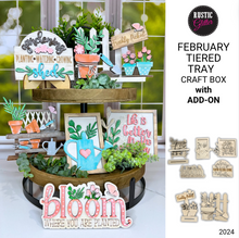 Load image into Gallery viewer, Tiered Tray Craft Box - Monthly Subscription
