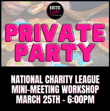Load image into Gallery viewer, (Private Party) National Charity League Mini-Meeting Workshop | March 25, 2024
