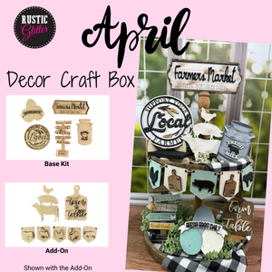Tiered Tray Decor Craft Box - Monthly Subscription