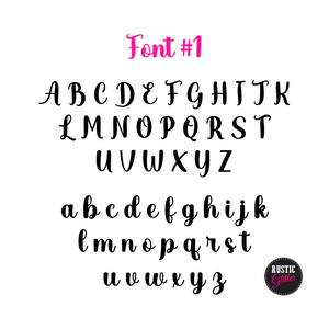 Stocking Name Cutout Tags | Gift Tags | Ornament