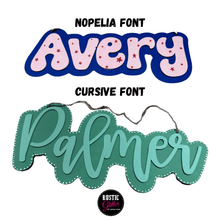 Load image into Gallery viewer, Name Bubble Kids&#39; Door Hanger Sign | DIY Kit | Unfinished
