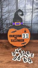 Load and play video in Gallery viewer, Halloween Countdown Witch Pumpkin | DIY Kit | Unfinished
