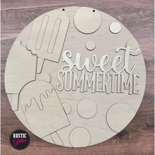 Load image into Gallery viewer, Sweet Summertime Popsicle Door Hanger | DIY Kit | Unfinished
