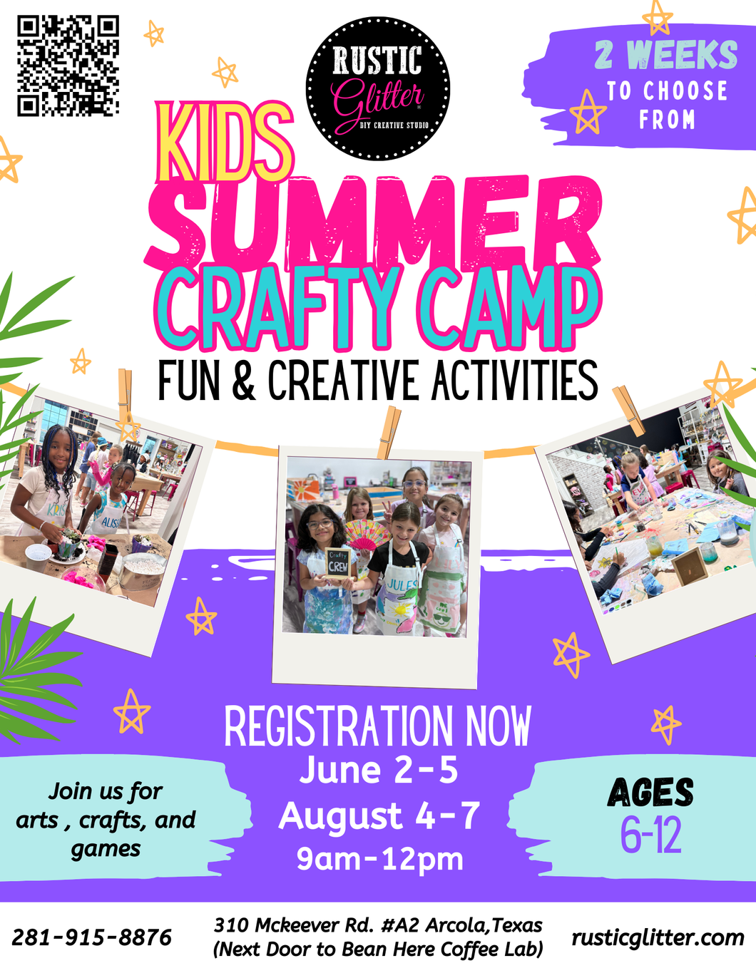Summer Crafty Camp