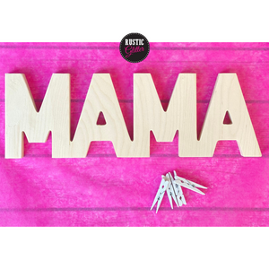 Mom / Mama Photo Display Craft Kit (unfinished)