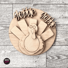 Load image into Gallery viewer, Thanksgiving Tiered Tray | DIY Kit | UNFINISHED
