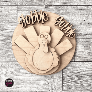 Thanksgiving Tiered Tray | DIY Kit | UNFINISHED