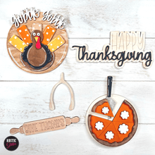 Load image into Gallery viewer, Thanksgiving Tiered Tray | DIY Kit | UNFINISHED
