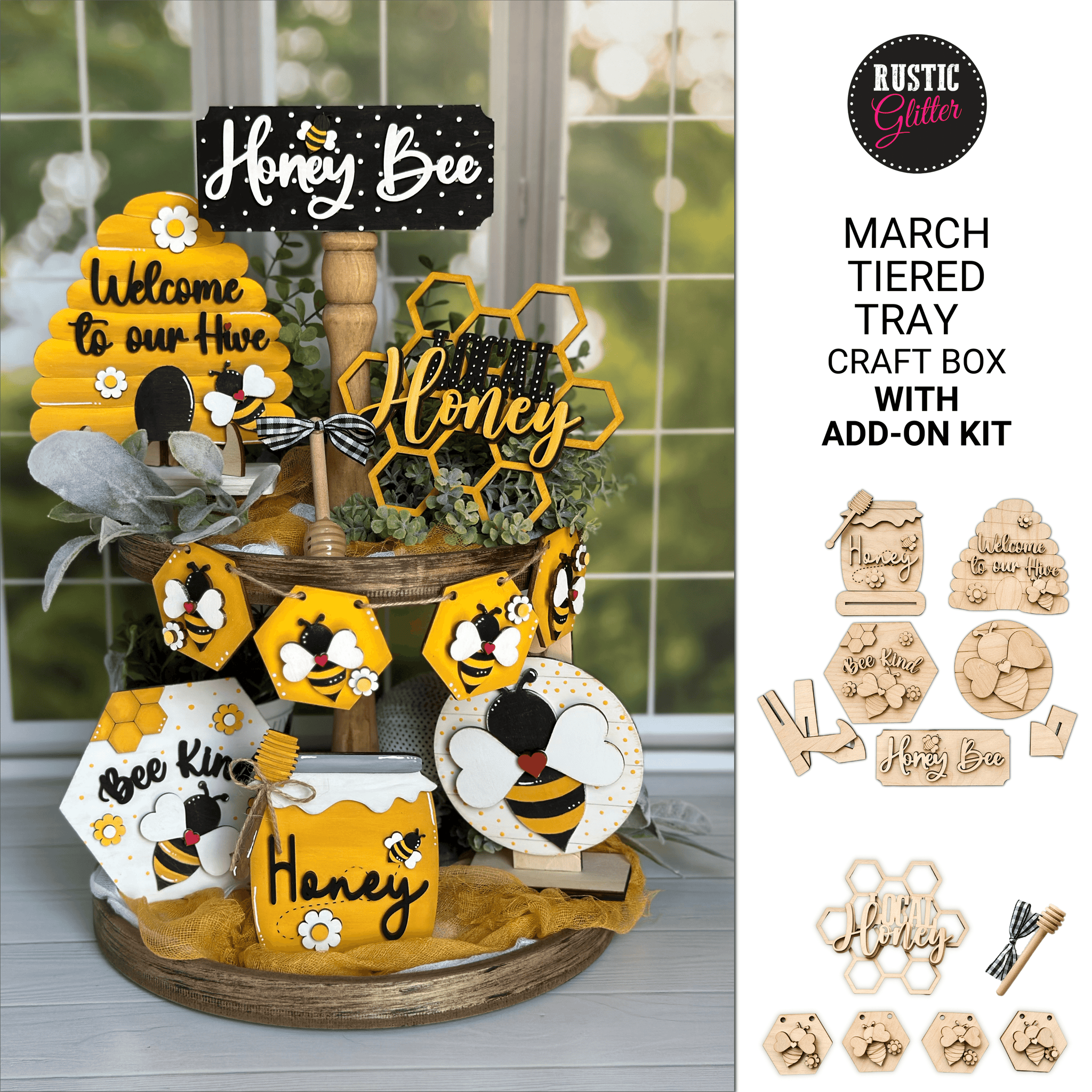 Sweet Honey Bee - Tiered Tray DIY Kit – Huckleberry Gems