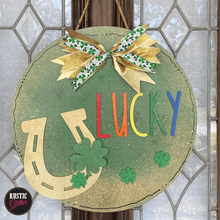 Load image into Gallery viewer, Lucky Horseshoe | Door Hanger | PAINTED
