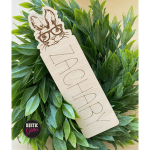 Personalized Bunny Bookmark | Gift