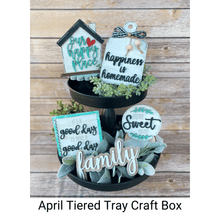 Load image into Gallery viewer, Tiered Tray Craft Box - Monthly Subscription
