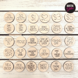 Easter Egg Tokens (30 Pieces)