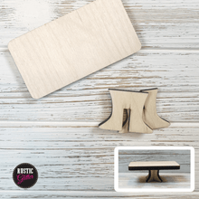 Load image into Gallery viewer, Mini Riser for Tiered Trays | Unfinished | DIY Kit
