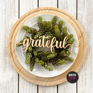Thanksgiving Place Setting | Table Decor | Unfinished