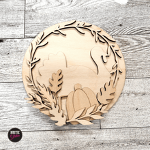 Load image into Gallery viewer, Gather Fall Tiered Tray | DIY Kit | UNFINISHED
