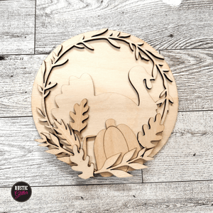 Gather Fall Tiered Tray | DIY Kit | UNFINISHED
