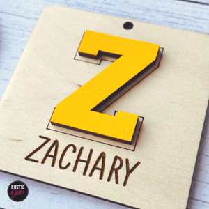 Custom Initial Bag Tag | Personalized