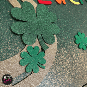 Lucky Horseshoe | Door Hanger | PAINTED