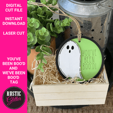 Load image into Gallery viewer, You&#39;ve Been Boo&#39;d and We&#39;ve been Boo&#39;d Tag File | SVG CUT FILE
