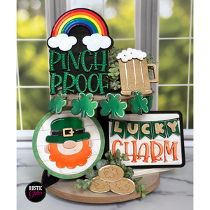 St. Patrick's Day Pinch Proof Tiered Tray Set | DIY KIT