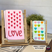Load image into Gallery viewer, Decorative Wood Tea Towel Display Ladder | DIY KIT
