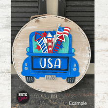 Load image into Gallery viewer, Patriotic Truck Door Hanger | DIY Kit | Unfinished
